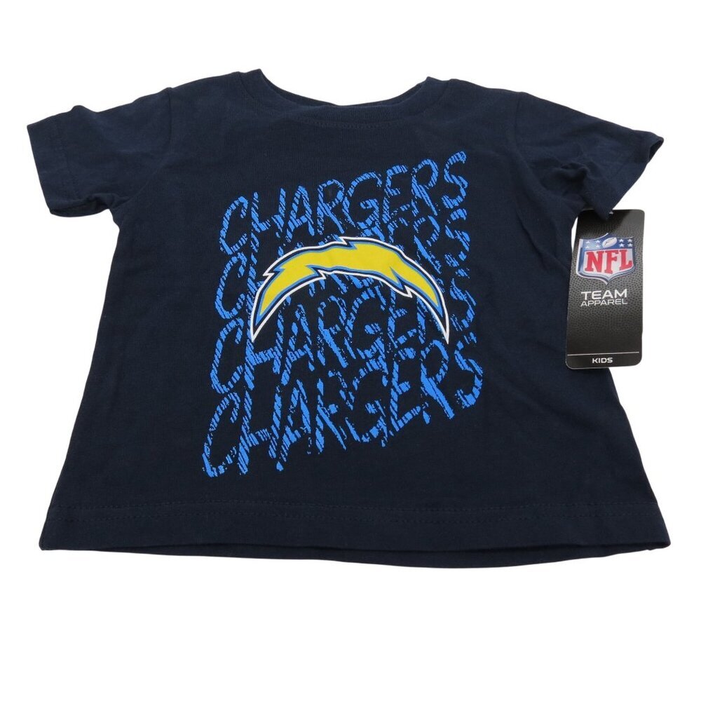 NFL San Diego Chargers Baby 12m Blue Yellow T-Shirt Short Sleeve Tee Football